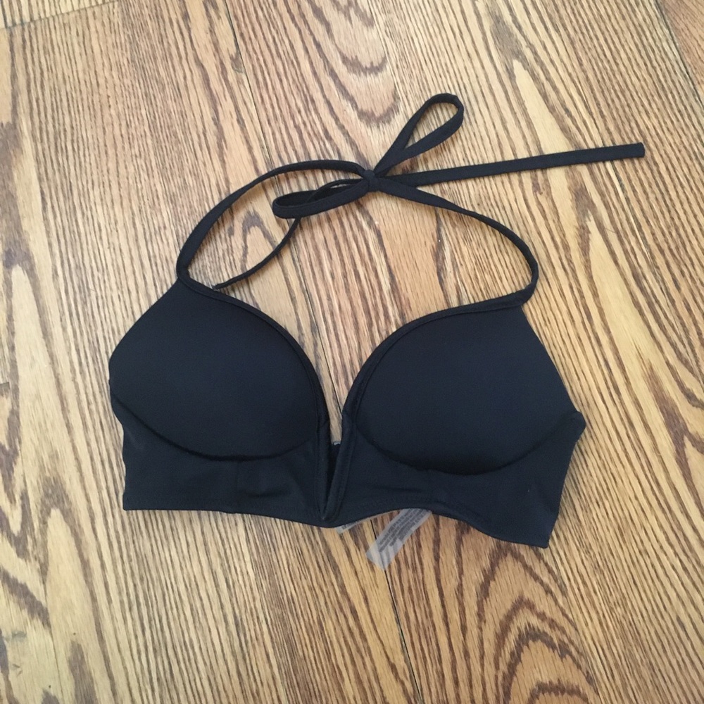 Black Victoria’s Secret Pink Bikini Top